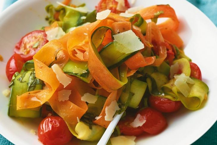 Gemüsenudeln einfach und schnell selber machen, gesund und low carb